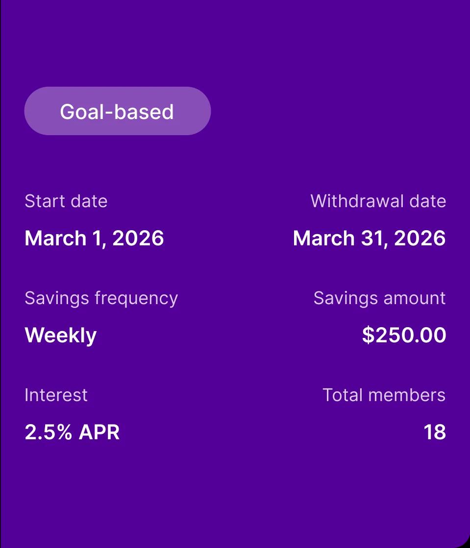 Goal-Based Savingimage